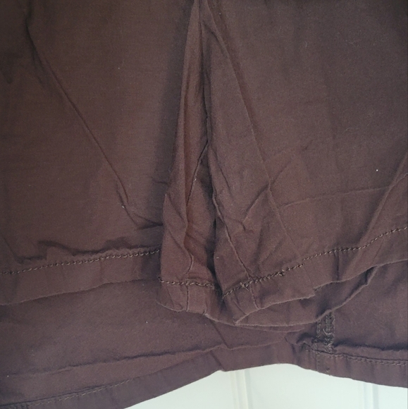 Croft & Barrow Brown Classic Fit Skort - Picture 3 of 6